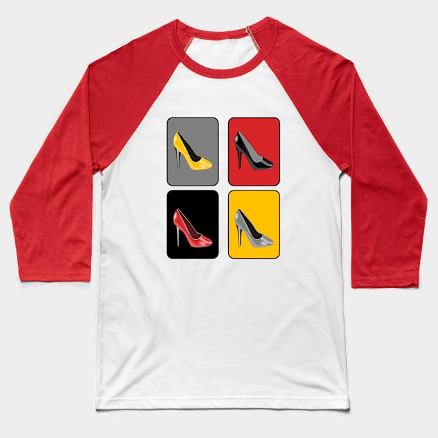 Pumps Baseball T-Shirt by MissMorty2